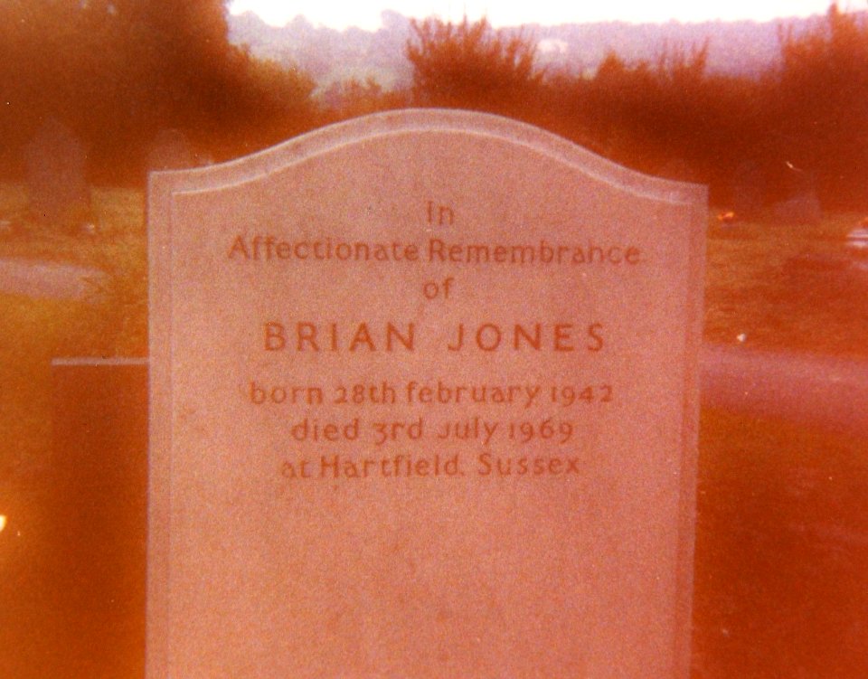 Brian Jones headstone