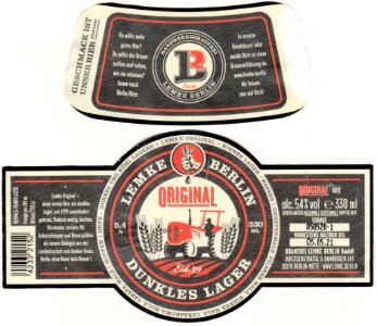 Brauerei Lemke Berlin GmbH - Original Dunkles Lager