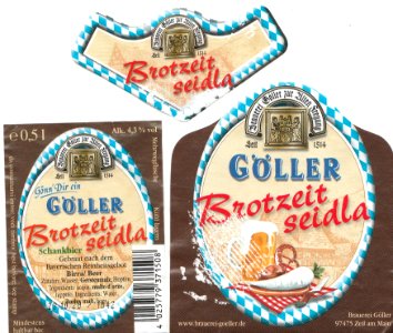Brauerei Göller zur alten Steyung - Göller Brotzeitseidla