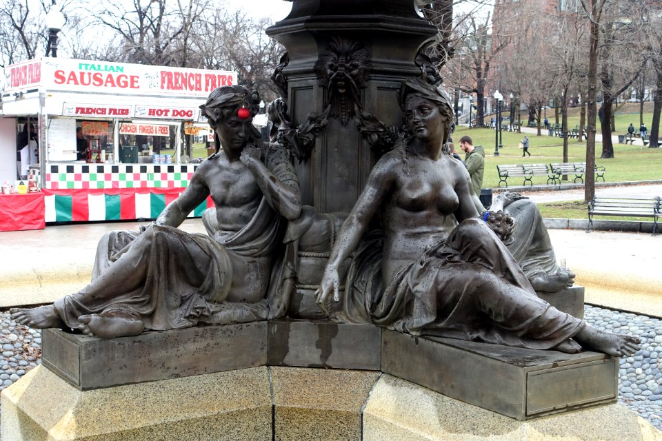Brewer Fountain detail - Boston, MA - DSC03867