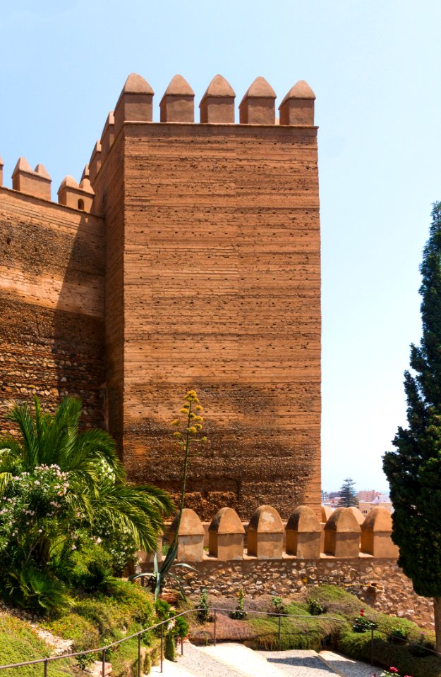 Brick Tower Alcazaba, Almeria, Spain