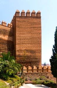 Brick Tower Alcazaba, Almeria, Spain photo