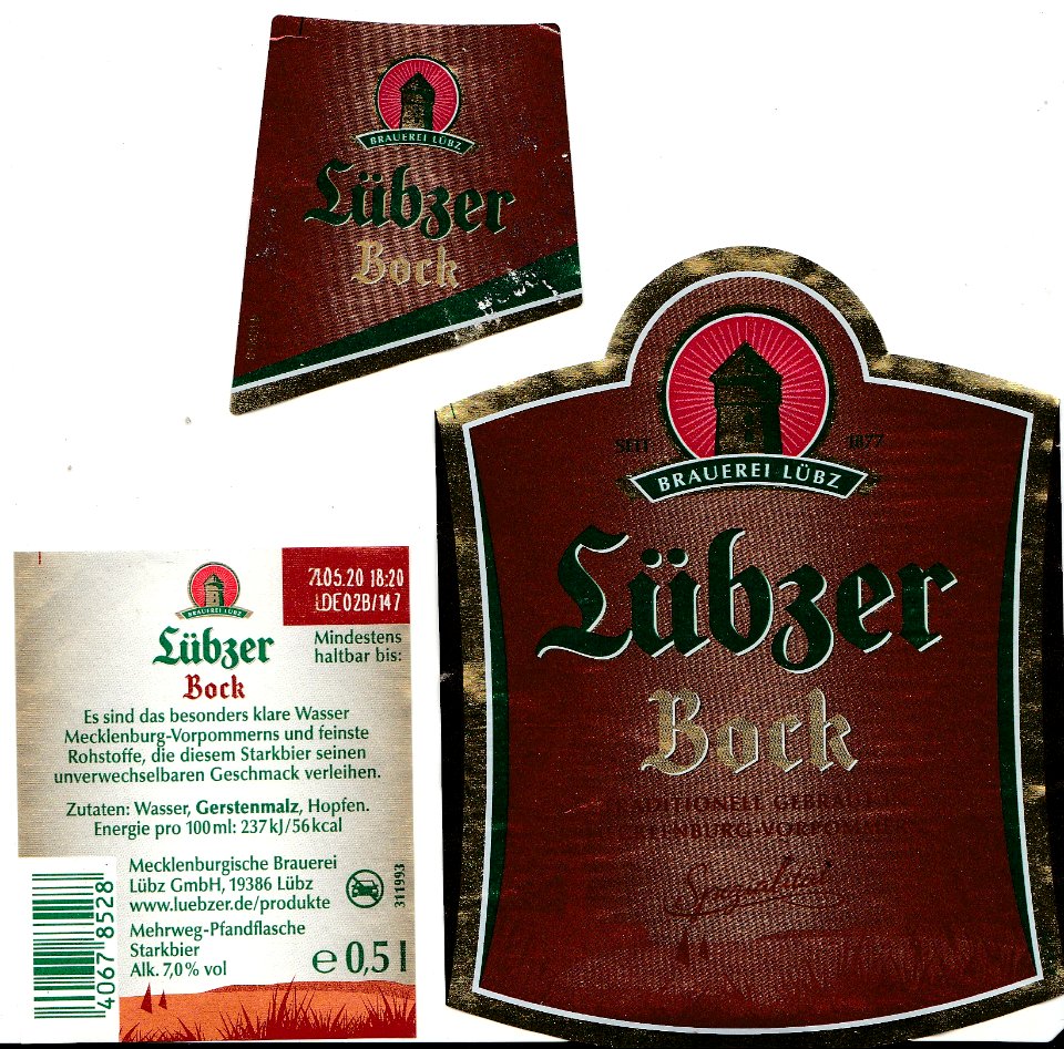 Brauerei Lübz - Lübzer Bock