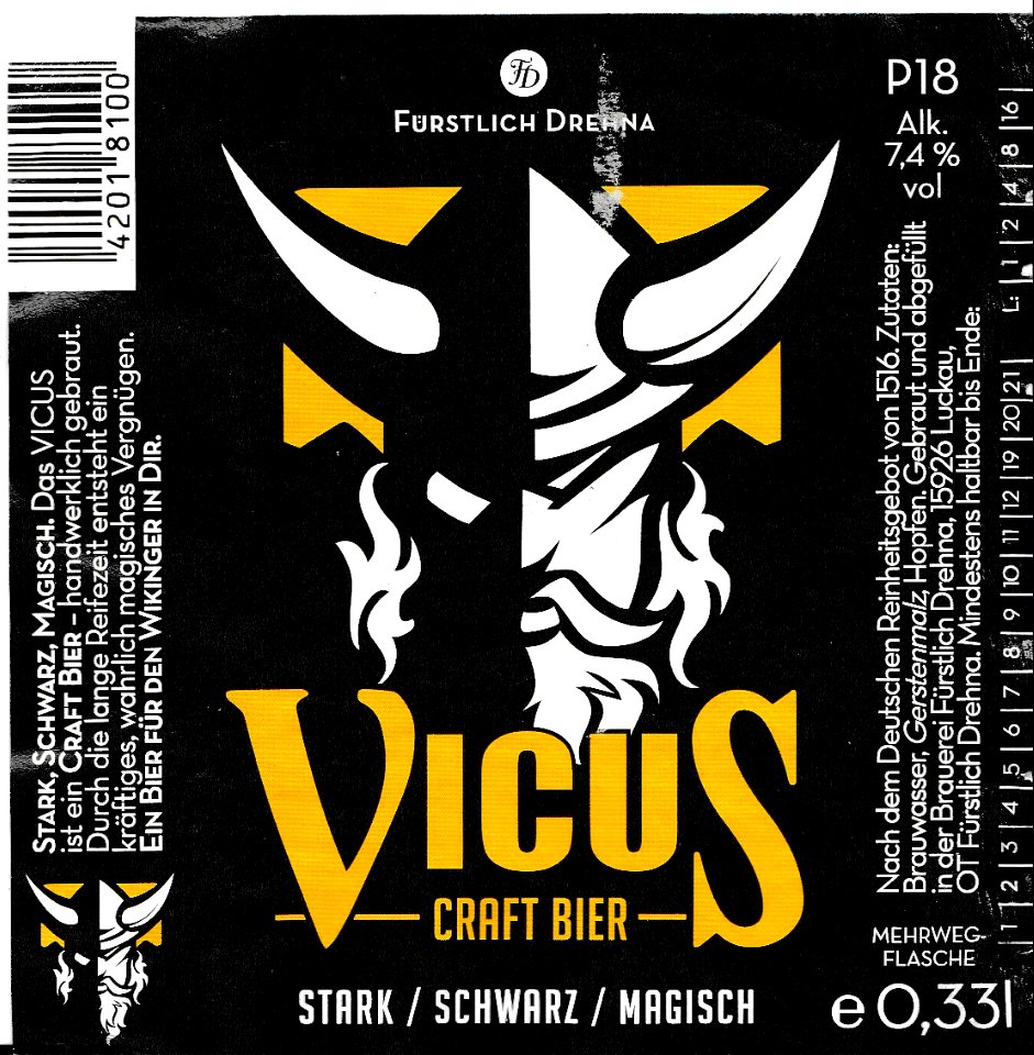 Brauerei Fürstlich Drehna - Vicus Craft Bier