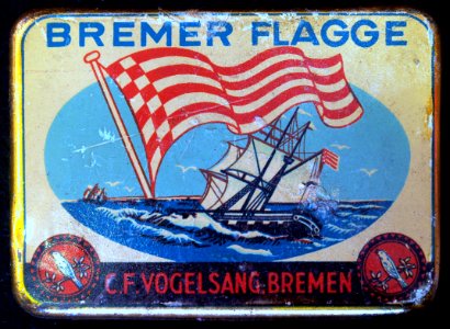 Bremer Flagge Tabakdose, bild 3