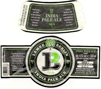 Brauerei Lemke Berlin GmbH - India Pale Ale