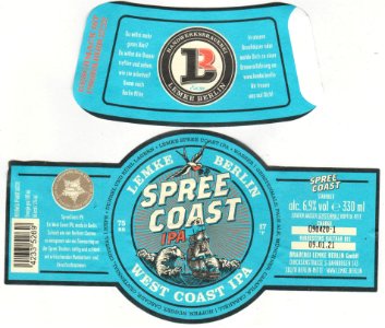 Brauerei Lemke Berlin GmbH - Spree Coast, West Coast IPA