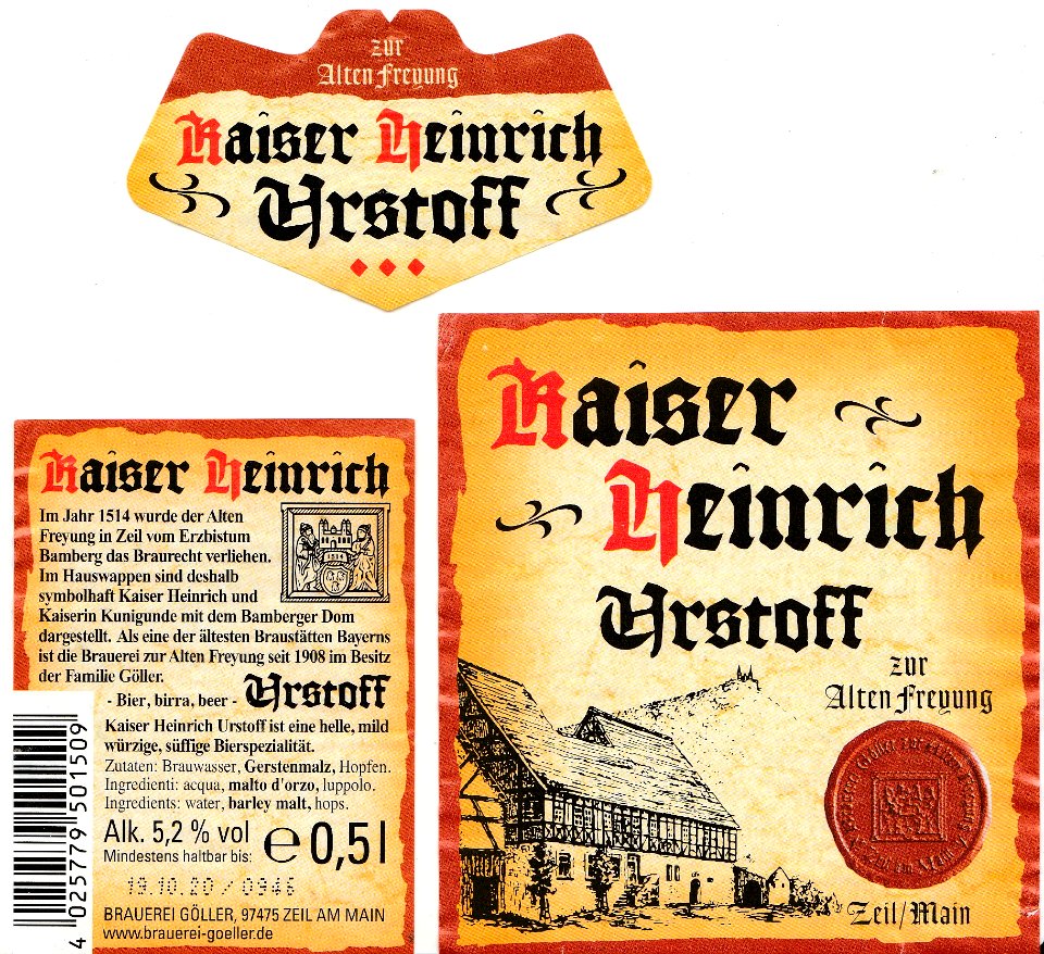 Brauerei Göller - Kaiser Heinrich Urstoff