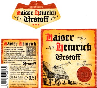 Brauerei Göller - Kaiser Heinrich Urstoff