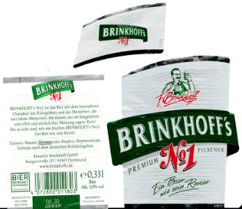 Brauerei Brinkhoff GmbH - Brinkhoff's No1