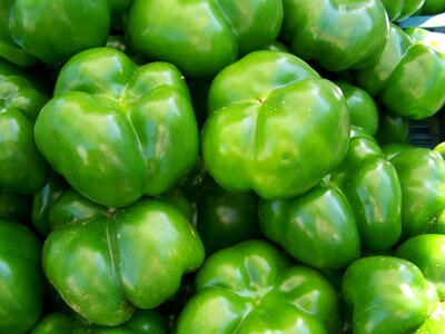 Green pepper vegetables food