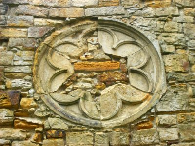 Bricked-up window, Bayham abbey
