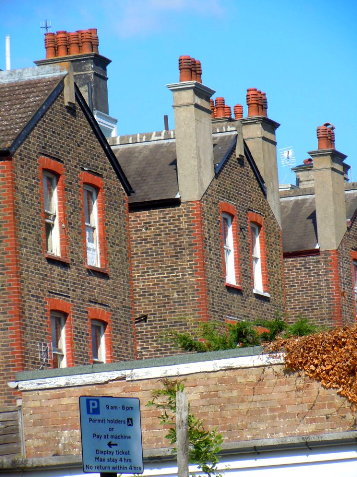 Brick Housing in Prestonville, Brighton (August 2014)