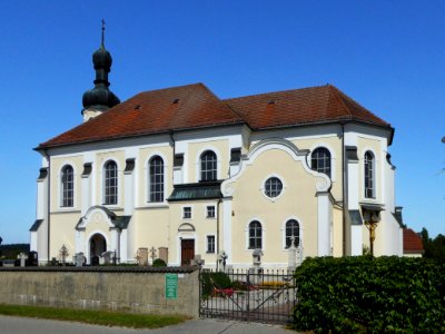 Breitbrunn am Chiemsee, Johanneskirche von Südosten, 1