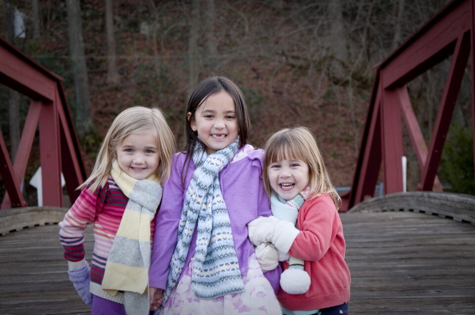 Scarves sibling childhood