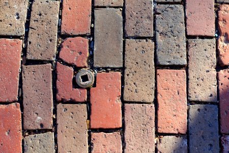 Brick sidewalk and valve - Beacon Hill - Boston, MA - DSC02294