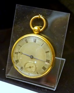 Breguet pocket watch, purchased by William Henry Fox Talbot in Paris, 1821 - Fox Talbot Museum - Wiltshire, England - DSC01076