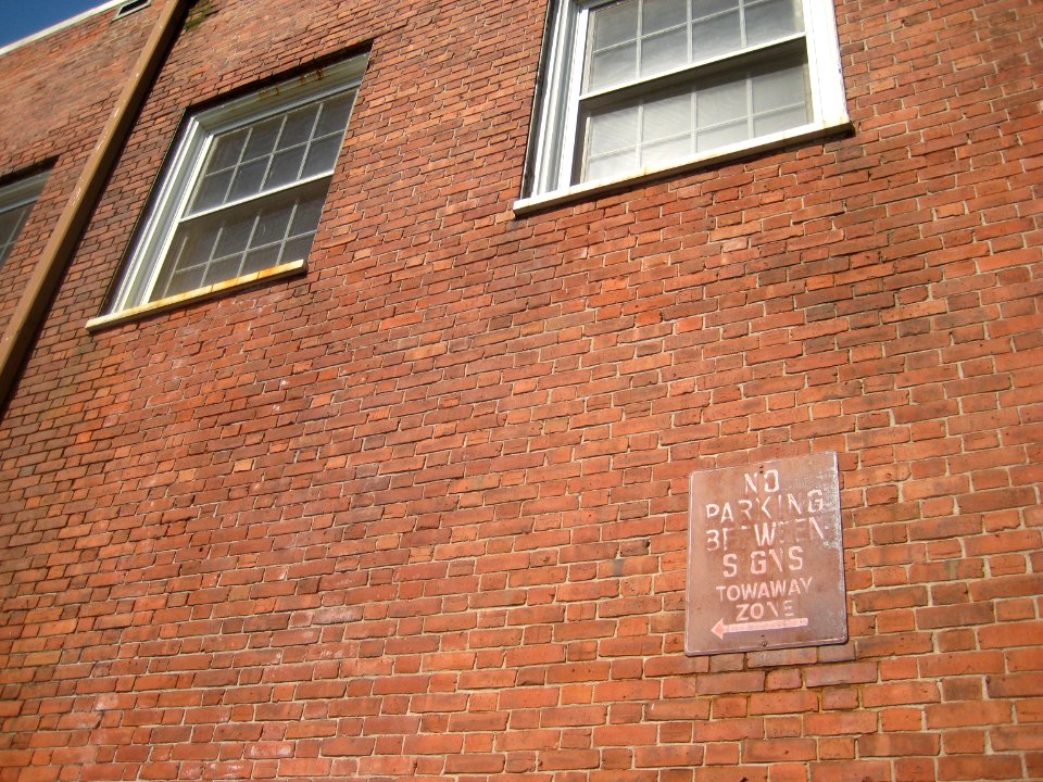 Brick wall in New Brunswick, NJ