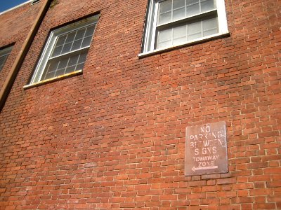 Brick wall in New Brunswick, NJ