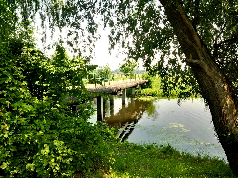 Bridge across Trubizh River in Pereiaslav-Khmelnytskyi