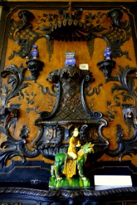Breakfast Room fireplace - Vizcaya Museum and Gardens - Miami, Florida - DSC08568