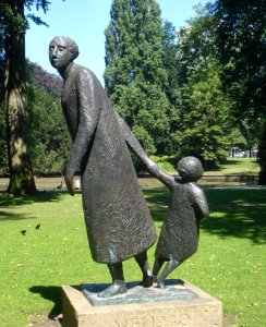 Breda kunstwerk de trek (of de vlucht)