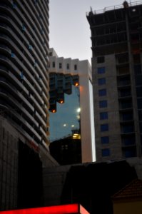 Brickell Bayview center peeks through new buildings