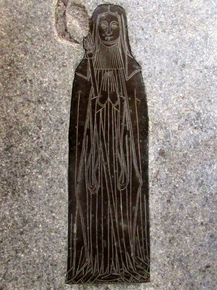 Brass of Abbess, Elstow