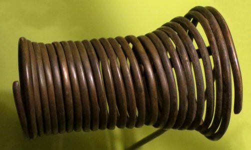 Brass tubing bracelet from Ifugao, the Philippines, Honolulu Museum of Art