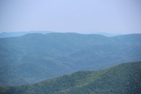 Brasstown Bald view looking towards Young Lick, May 2019