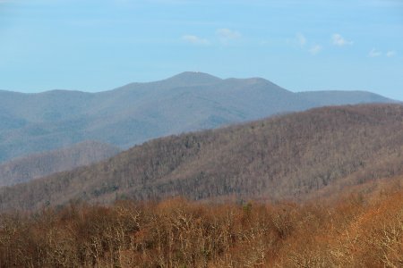 Brasstown Bald viewed from the Russell–Brasstown Scenic Byway photo