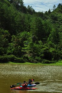 Sport canoeing paddle photo