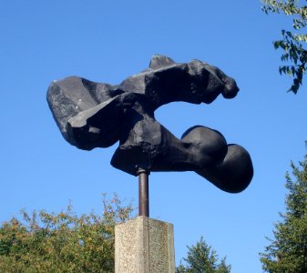 Breda kunstwerk paard en ruiter