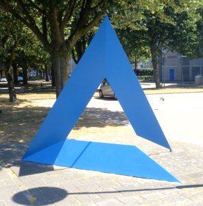 Breda kunstwerk driehoek