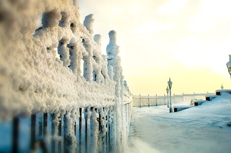Russia ice frazil photo