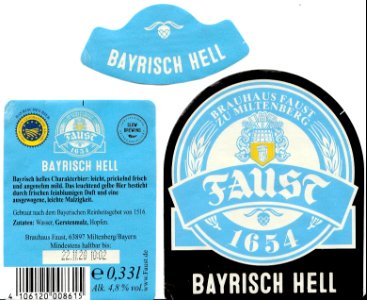 Brauhaus Faust - Faust Bayrisch Hell photo