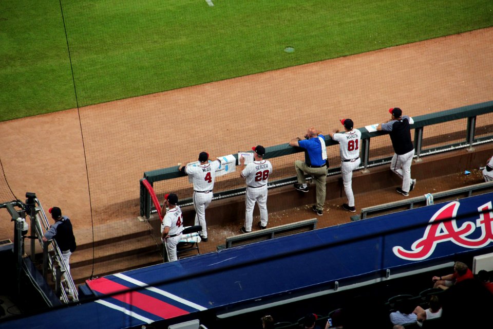 Braves vs Cardinals Sept 18 2018 (161) dugout