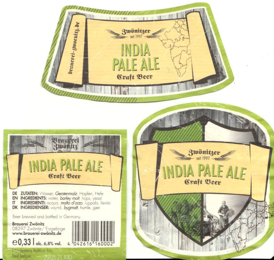Brauerei Zwönitz - India Pale Ale Craft Beer