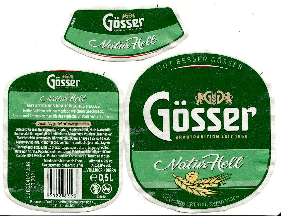 Brau Union Österreich AG - Gösser Natur Hell