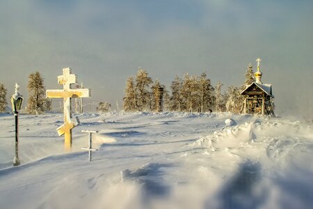 Sky cold christianity photo