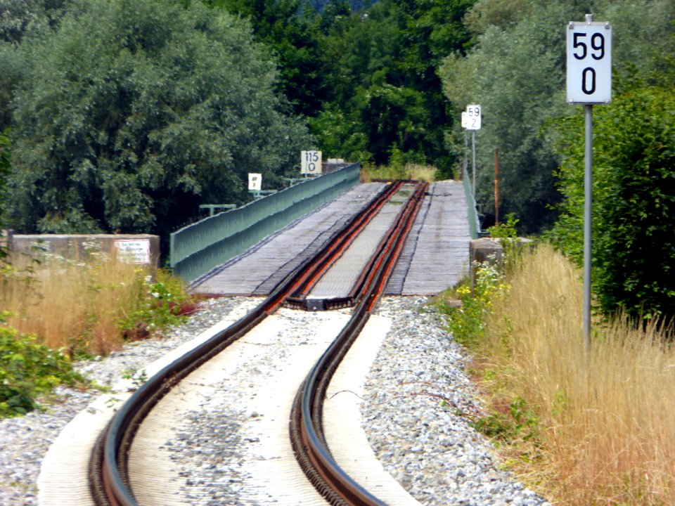 Braunau a I, Eisenbahnbrücke nach Simbach, 2