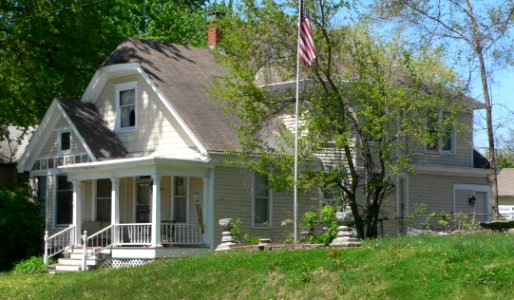 Braun house (Atchison KS) from SE 1