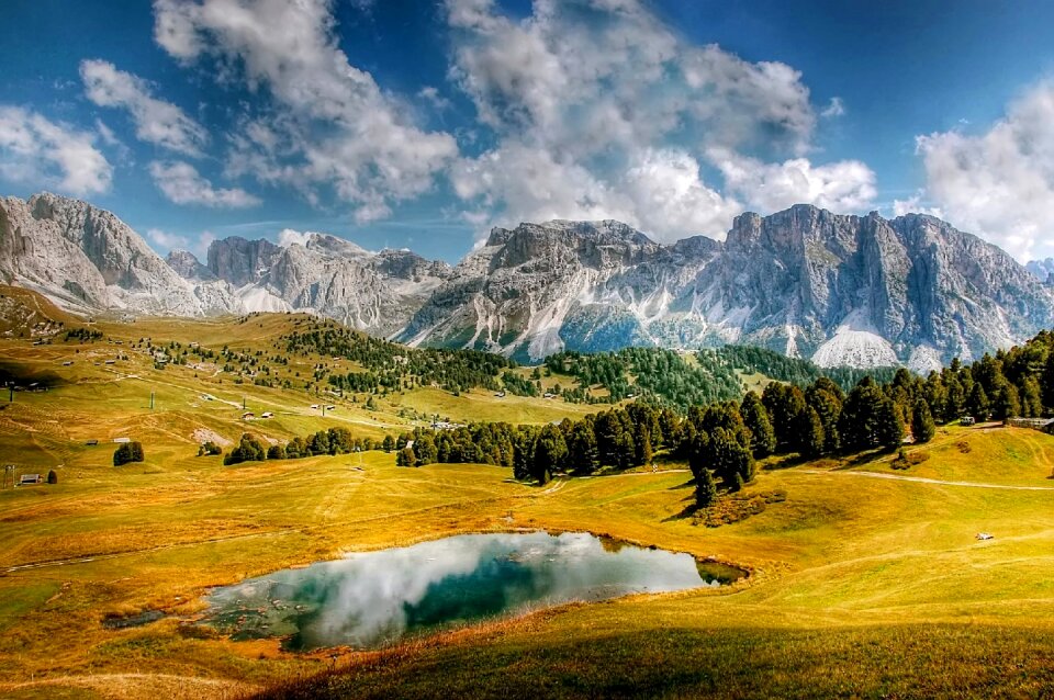 South tyrol alpine val gardena photo