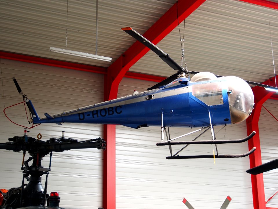 Brantly B2 D-HOBC at museum Hermeskeil, Germany, pic1