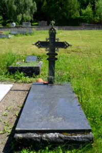 Braunfels, Friedhof St. Georgen, Grabmal Katharine Schweitzer (1)