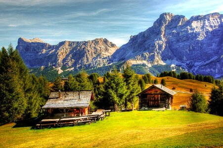 South tyrol alpine view