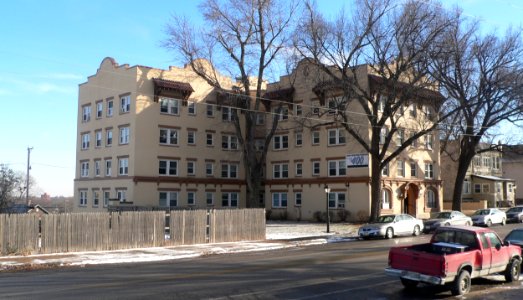 Bristol Apartments, Omaha, NE, from NW 2 long