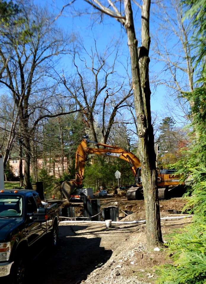 Bridge repair in Summit NJ March 2012