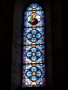 Brioux-sur-Boutonne (Deux-Sèvres) église, vitrail 4