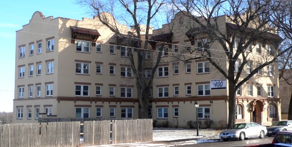 Bristol Apartments, Omaha, NE, from NW 1